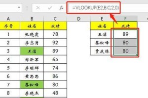 使用Excel表格的VLOOKUP函数进行数据比对（利用VLOOKUP函数实现快速而准确的数据匹配）